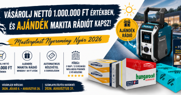 Vásárolj nettó 1.000.000 Ft értékben, és ajándék Makita rádiót kapsz!