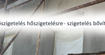 Hőszigetelés hőszigetelésre - szigetelés bővítés