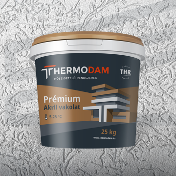 Thermodam Prémium Akril homlokzati vakolat 2 mm dörzsölt 25 kg