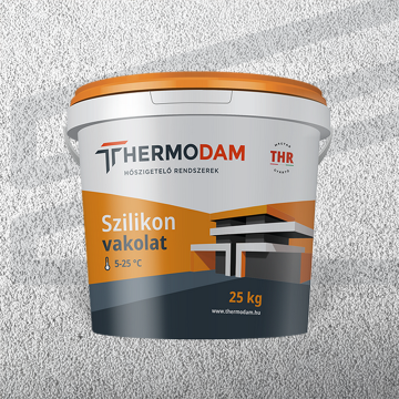 Thermodam szilikonos vakolat 1,5 mm kapart 25 kg