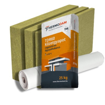 Thermodam kőzetgyapot hőszigetelő alaprendszer 5 cm