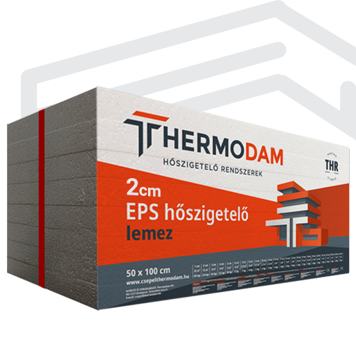 Thermodam EPS 80 2 cm grafitos homlokzati hőszigetelő lemez