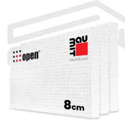 Baumit OpenTherm 8 cm homlokzati hőszigetelő lemez