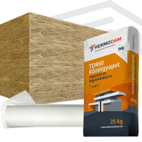 Thermodam kőzetgyapot hőszigetelő alaprendszer 5 cm