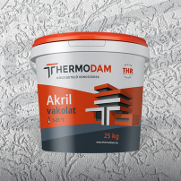 Thermodam akril homlokzati vékonyvakolat 2 mm dörzsölt 25 kg